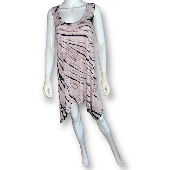 Soft Surroundings Tops - Soft Surroundings Tie Dye Asymmetrical Shark Bite Hem Tunic Top Shirt Dress L